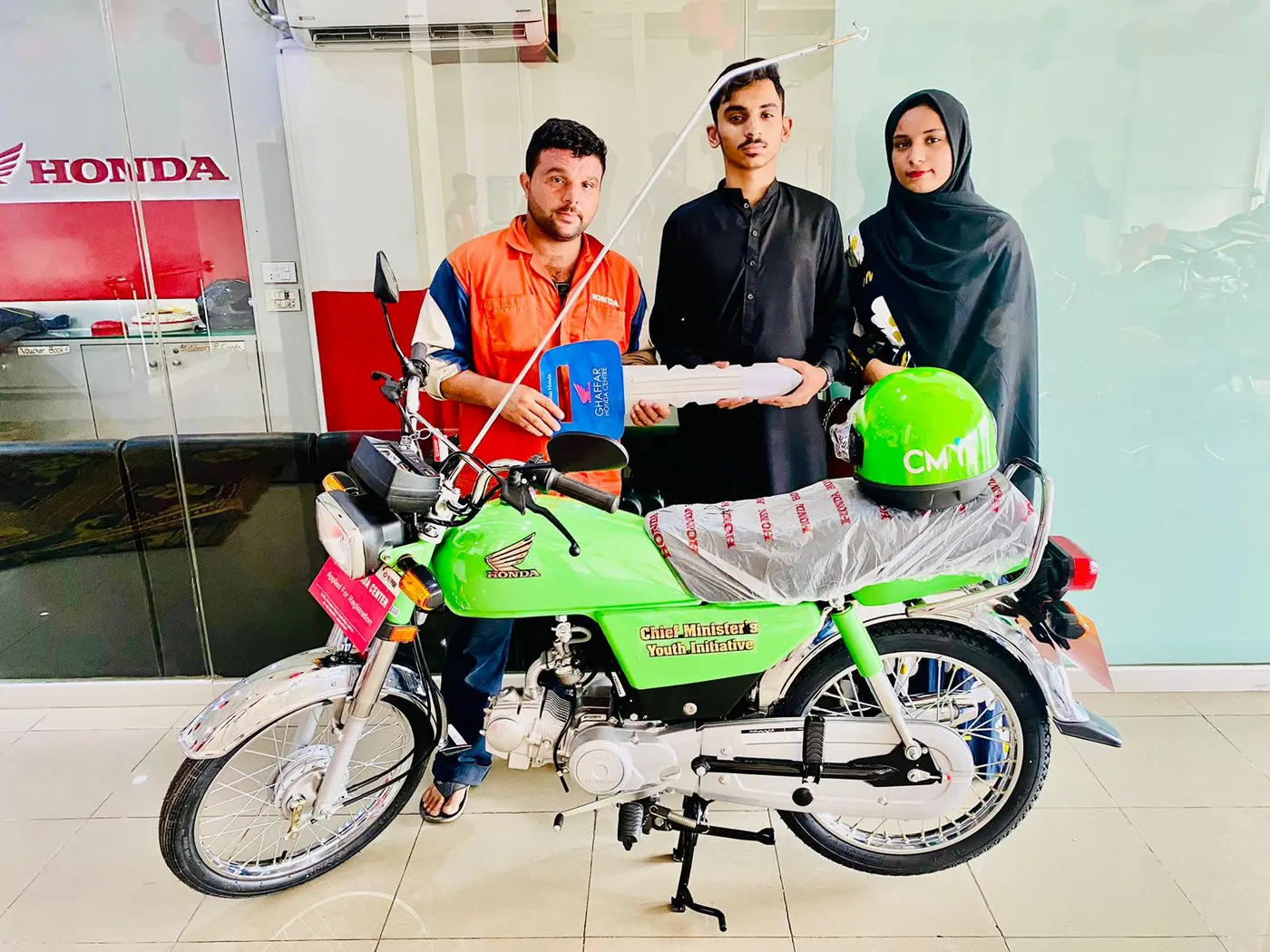 Honda CD 70 under the CM Punjab E-Bike Scheme